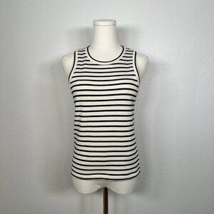Splendid Navy and White Striped Tank - Size S